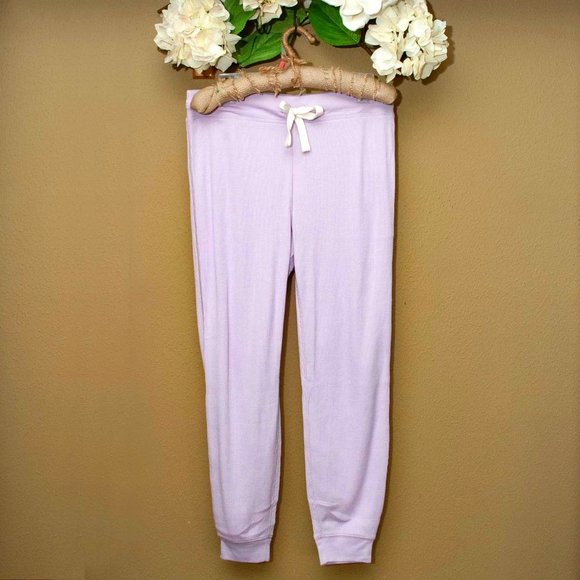 NWT J. Crew Waffle Jogger Pants in Lavender Mist size SP - Picture 1 of 5